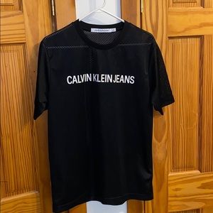 Mesh short sleeve Calvin Klein shirt
